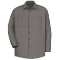 thumbnail image 2 of Red Kap Men's Long Sleeve Wrinkle-Resistant Cotton Work Shirt, 2 of 5