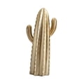 thumbnail image 3 of Adorno decorativo de mesa de cactus de resina, decoración de muebles de cactus, artesanía Gold_D, 3 of 9