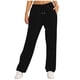 thumbnail image 5 of WILLBEST Pantalones Casuales elegantes para Mujer para Otoño E Invierno: Pantalones Deportivos de Color Liso con Bolsillos, Cordones y Pernera Ancha y Recta. Extra Grande, 5 of 8