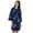 Dark Blue, variant on Bimba Women Short Cotton Robe Getting Ready Dark Coverup Bridesmaid Bride Gift
