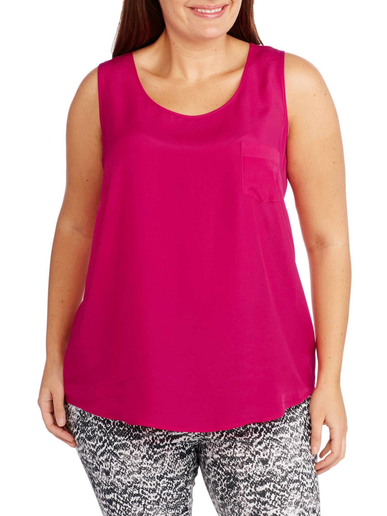 Ladies Poly Woven Tank