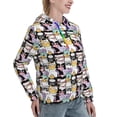 thumbnail image 3 of Hoodies for Women - Halloween Decoration Cartoon Cat Comfrt Colour Drawstring Women'S Fashion Hoodies & Sweatshirts, Fall Outfits Clothes for Women 2024 Pullover with Kangaroo Pocket, 3 of 7