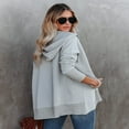 thumbnail image 3 of PENGXIANG Sweat-Shirt à Col Rond pour Femmes avec Poches (Noir-XL), 3 of 6
