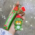 thumbnail image 3 of Neinkie Tiger Keyring Corrosion Resistant Anti-oxidation Special Collections Building Blocks Tiger Doll Pendant for Decor, 3 of 8