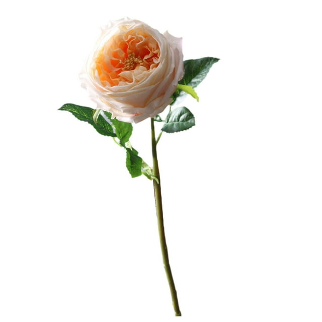 Rosa artificial clásica para esposa champán