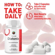 Diatonix Advanced Formula Blood Support for Health and Wellness Dia Tonix 180 Capsules