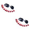 thumbnail image 4 of Toystoory 10 unids/set de anzuelos de pesca de plástico, soporte seguro para señuelos, accesorios para anzuelos, mantenimiento seguro para caña de Type5 NO5 Toystoory CBP085779, 4 of 5