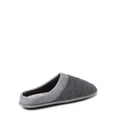 thumbnail image 4 of Dearfoams Cozy Comfort Men's Striped Scuff w/Memory Foam Slippers, 4 of 7