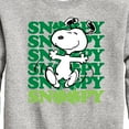 thumbnail image 3 of Snoopy Clover Dance - Toddler And Youth Crewneck Fleece Sweatshirt, 3 of 6
