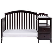 AFG Baby Furniture Kali 4-in-1 Convertible Crib and Changer, Espresso