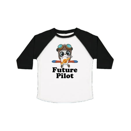 

Inktastic Boys Future Pilot Panda Gift Toddler Boy Girl T-Shirt