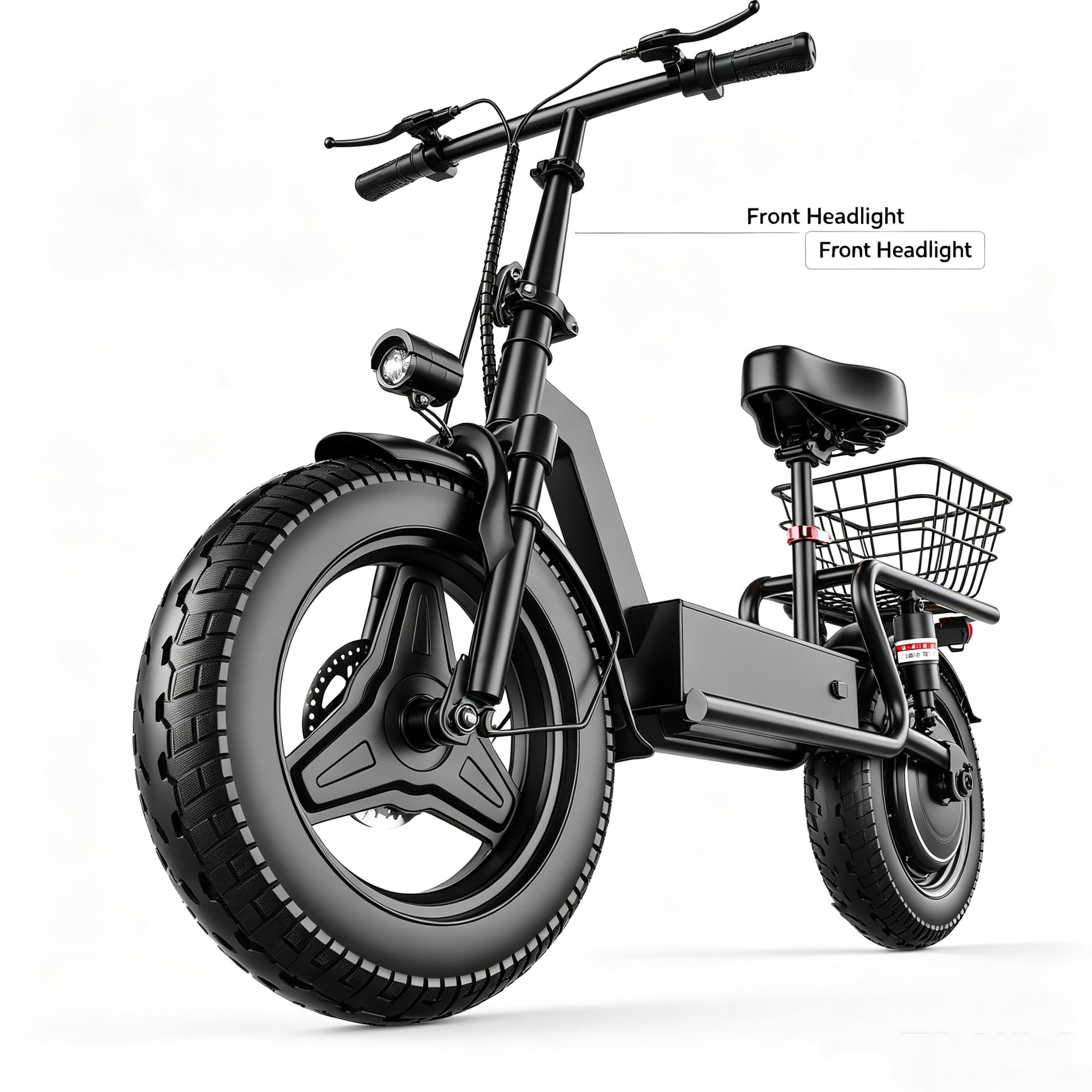 ASKGO 1200W Peak Electric Scooter for Adults, 48V 15AH Battery, 3-Speed Folding Electric Scooter, 25MPH Max Speed & 27 Mile Range, All Terrain UL2272
