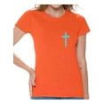 thumbnail image 1 of Awkward Styles Turquoise Cross Shirt for Women Christian Clothes for Ladies Following Jesus Womens T-Shirt Christian Gifts Jesus Shirts Jesus Cross Clothing Jesus T Shirt for Her Cross Ladies Shirt, 1 of 4