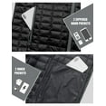 thumbnail image 5 of Little Donkey Andy Women's Insulated Hooded Hiking Jacket, Lightweight Puffer Warm Jacket with Synthetic Insulation Black XS, 5 of 6