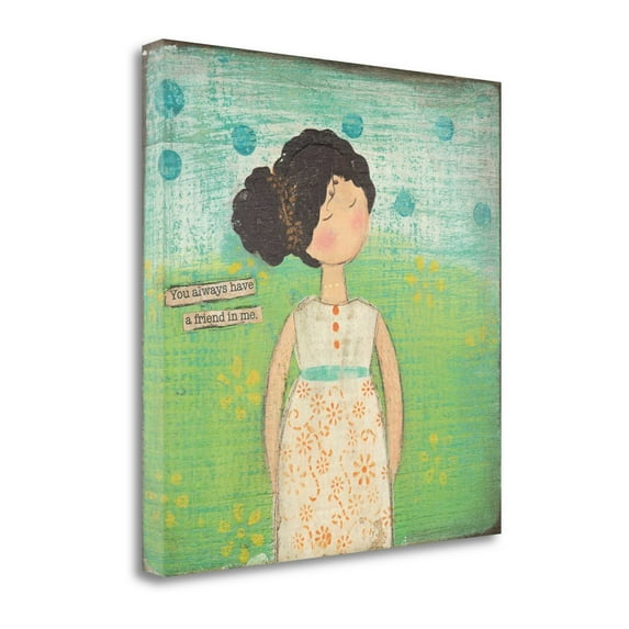 Tangletown Art, 18 x 18 "A Friend In Me " by Cassandra Cushman, Gallery Wrap Can
