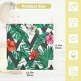thumbnail image 2 of Summer Palm Leaves Baby Muslin Washcloths Soft Absorbent Face Towel, 3 PCS Tropical Hibiscus Flowers Burp Cloths Cotton Bath Wipes Infant Wash Cloth for Newborn Boys Girls 12x12 inches, 2 of 7
