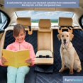 thumbnail image 3 of Funda de asiento de coche para perros FURRYFECTION 4 en 1, impermeable, negra, 3 of 7