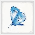 thumbnail image 2 of Parvez Taj "Big Blue Butterfly" Framed Painting Print, 2 of 6