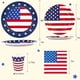 thumbnail image 3 of Independence Day Party Utensils Plates Paper Cups Tissues Party Props Decoration Sets, 3 of 4