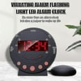thumbnail image 2 of Super Loud Alarm Clock with Bed Shaker - Vibrating Heavy Sleeper Wake-Up Guarantee, 2 of 5