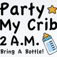 thumbnail image 2 of CafePress - Party My Crib Body Suit - Long Sleeve Cotton Baby Bodysuit, 2 of 4