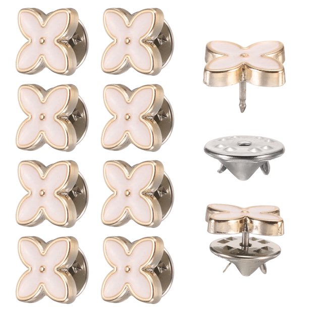 10 juegos de botones de broche, botones sin coser de 11.5 mm, broches desmontables para ropa, abrigo (beige)