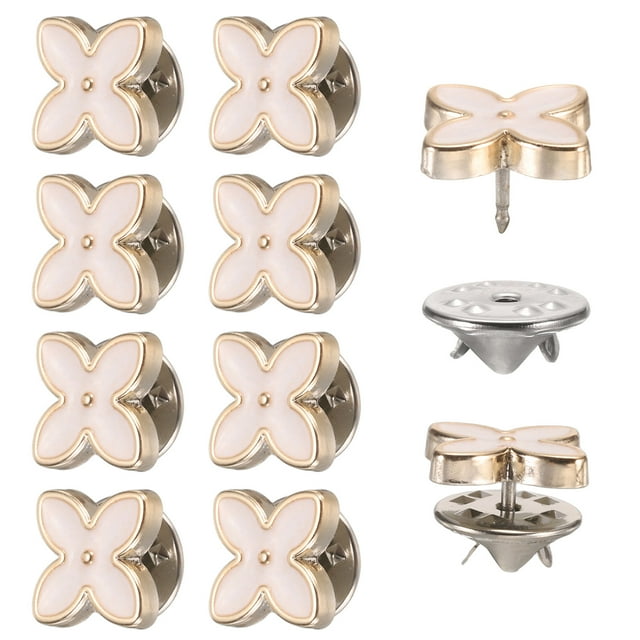10 juegos de botones de broche, botones sin coser de 11.5 mm, broches desmontables para ropa, abrigo (beige)