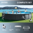 thumbnail image 5 of Intex 22' x 48" Ultra XTR Round Frame Above Ground Swimming Pool Set with Pump, 5 of 7