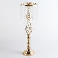 thumbnail image 3 of Candelero elegante Centro de Candebro Ve cónica Adorno de cristal Oro Grande Zulema Porta vela, 3 of 7