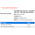 thumbnail image 2 of Front Right Outer Drag Link - Compatible with 1993 - 1998 Jeep Grand Cherokee 1994 1995 1996 1997, 2 of 2