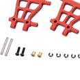 thumbnail image 3 of 2x 1/10 aluminio trasero inferior piezas de actualización para TT02 modelo camión piezas de bricoje rojo Sunnimix Brazo oscilante superior, 3 of 7