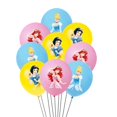 thumbnail image 3 of Disney Princess-Juego de vajilla para Decoración de cumpleaños, vasos de papel de nieve blanca, platos, mantel, globos, regalos para bebés, 3 of 5