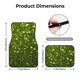 thumbnail image 5 of Balery Green Glitter Sparkle Juego de 4 Alfombrillas para Auto, Revestimientos de Caucho Resistente, Diseño Antideslizante, 5 of 7
