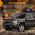 thumbnail image 4 of Luz indicadora de giro delantera Nilight Clear Amber para Jeep Patriot, 4 of 7