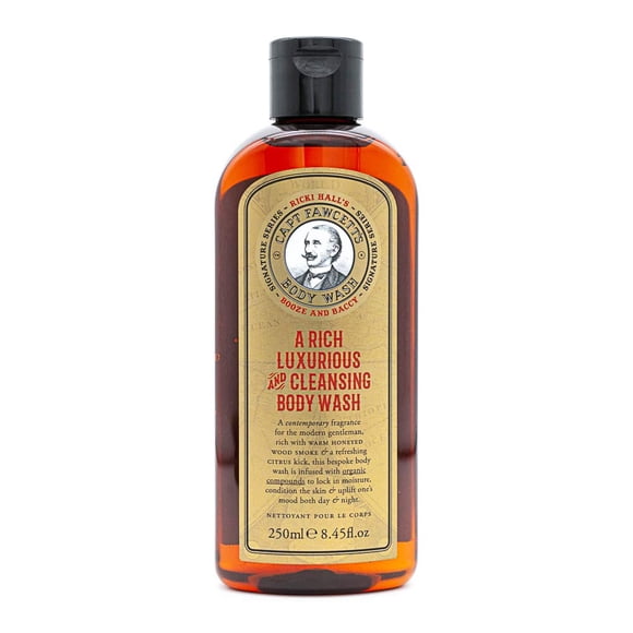 Jabón corporal Ricki Hall's Booze and Baccy del Capitán Fawcett (250 ml/8,45 oz)