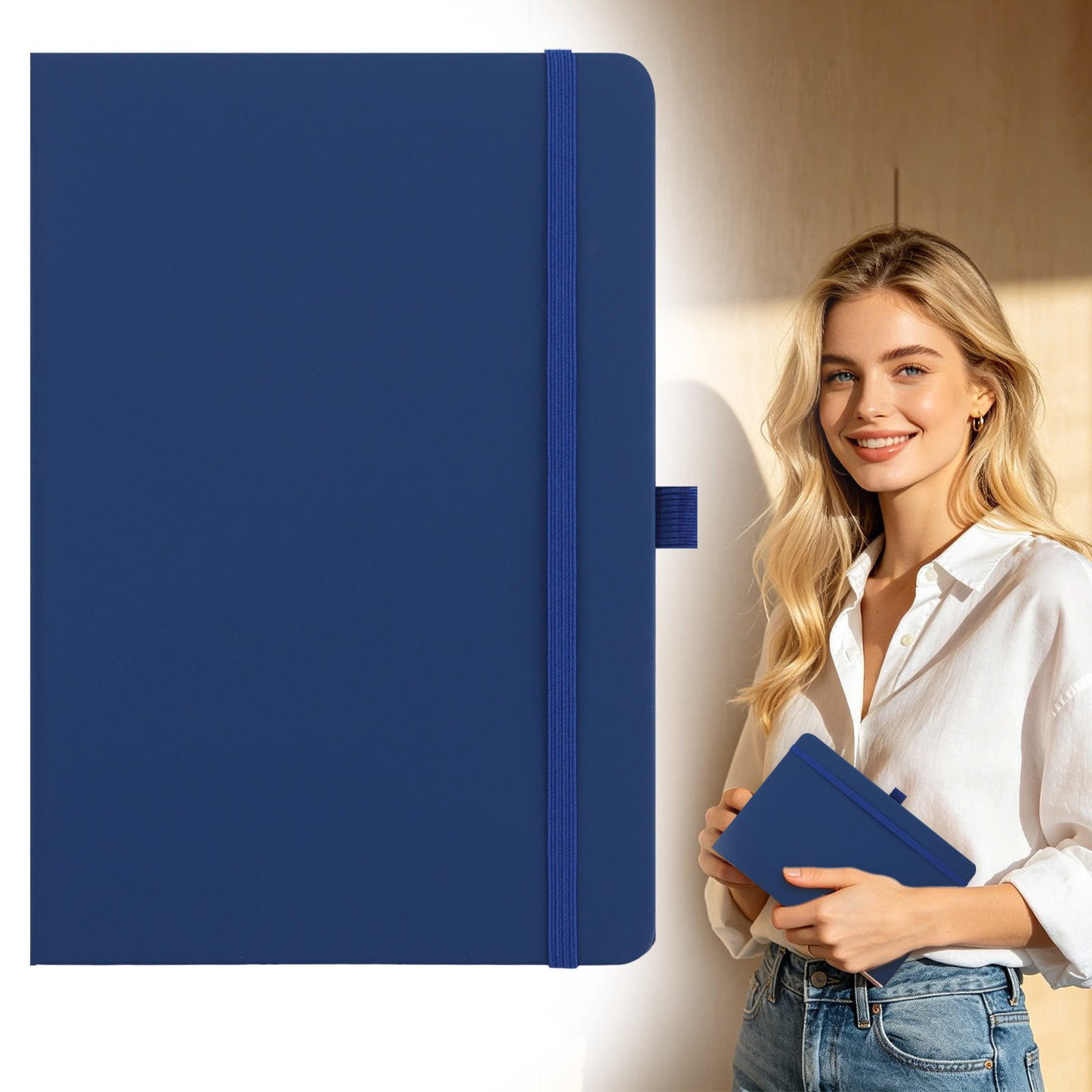 2 Pack Mini Hardcover Notebook,Small Pocket Journal Notebook College Ruled Notebook for Work Notes, Study, Meetings, To-Do Lists and Daily Writing 100 Sheets/200 Pages