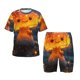 thumbnail image 1 of Balery Glowing Mushroom In Forest Conjunto de Pijama Infantil de Manga Corta con Estampado – Ropa de Dormir de Algodón Suave-X-Large, 1 of 6