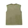 thumbnail image 5 of Men's Sleeveless Muscle Tank Top Athletic Gym Workout Sportwear Vest, 5 of 5