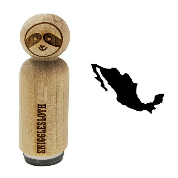 Mexico Country Solid Rubber Stamp for Scrapbooking Crafting Stamping - Mini 1/2 Inch
