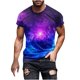 thumbnail image 2 of Tops para hombre, blusas y camisas de manga corta con cuello redondo para hombre. Camiseta casual de manga corta con cuello redondo y estampado de cielo para hombre. Blusa para hombre., 2 of 5