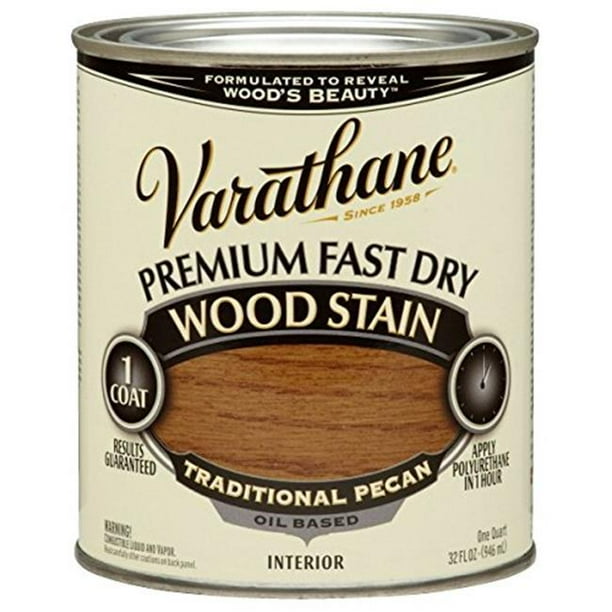 Varathane 262013 1 Quart Traditional Pecan Fast Dry Wood Stain