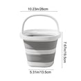 thumbnail image 4 of Collapsible Bucket 1.3 Gallon 5L Water Bucket for Cleaning Foldable Portable Plastic Mop Bucket with Handles Indoor Household Outdoor Car Wash Camping Fishing (Gray, S), 4 of 8