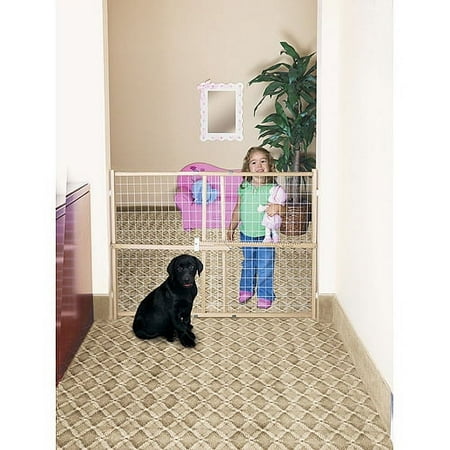 Child Craft - Tall/Wide Wire Mesh Gate for Babies, Children, and Pets