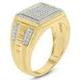 thumbnail image 2 of Pompeii 1/2Ct TW Diamond Men's Ring 10k Yellow Gold 9mm Wide (G/H,I2-I3), 2 of 2