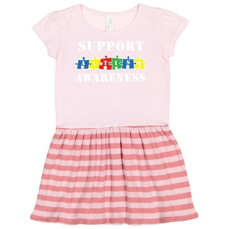 

Inktastic Support Autism Awareness Gift Toddler Girl Dress