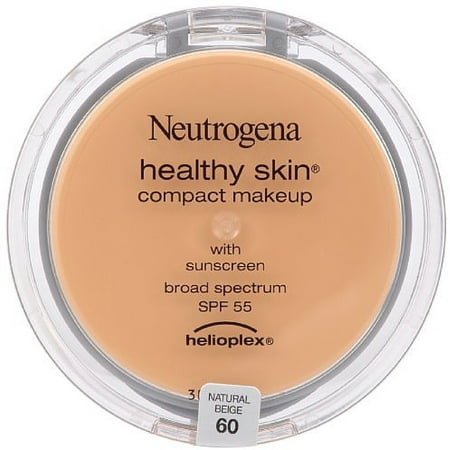 Neutrogena Healthy Skin Compact Makeup, Natural Beige [60] 0.35 oz (Pack of