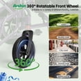thumbnail image 6 of Electric Wheelchair for Adults,20+ Miles,360°Joystick,Gift for Dad on Father's Day(Purple), 6 of 19