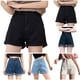 thumbnail image 3 of MKLEKYY Pantalones Cortos de Mezclilla para Mujer, Pantalones Cortos con Dobladillo, Pantalones Cortos Elásticos Finos, 3 of 4