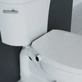 thumbnail image 4 of Mainstays Elongated Non-Electric Bidet Toilet Seat with Dual Self-Cleaning Nozzles, Daisy White, 4 of 10