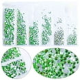 thumbnail image 1 of Herramientas para decoración de uñas, cristales para uñas, diamantes de imitación, cuentas redondas, piedras de vidrio planas, 6 tamaños para decoración de uñas, maquillaje, ropa, zapatos, diamantes d, 1 of 3